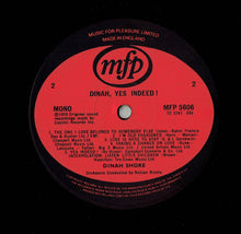 Charger l'image dans la galerie, Dinah Shore : Dinah, Yes Indeed! (LP, Album, Mono, RE)