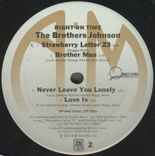 Charger l'image dans la galerie, The Brothers Johnson* : Right On Time (LP, Album, Ter)