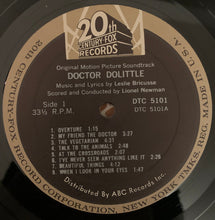 Load image into Gallery viewer, Leslie Bricusse : Doctor Dolittle Original Motion Picture Soundtrack (LP, Mono)