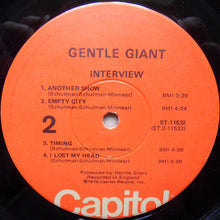Load image into Gallery viewer, Gentle Giant : Interview (LP, Album, Win)