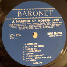 Load image into Gallery viewer, Charlie Parker • Dizzy Gillespie • Miles Davis : A Handful Of Modern Jazz (LP, Comp, RE)
