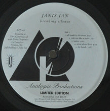 Laden Sie das Bild in den Galerie-Viewer, Janis Ian : Breaking Silence (LP, Album, Ltd)
