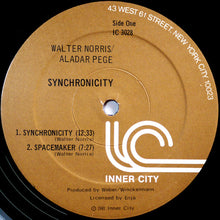 Load image into Gallery viewer, Walter Norris, Aladar Pege* : Synchronicity (LP, Album)