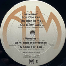 Laden Sie das Bild in den Galerie-Viewer, Joe Cocker : Stingray (LP, Album, Ter)