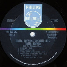 Load image into Gallery viewer, Teresa Brewer : Teresa Brewer's Greatest Hits (LP, Album)