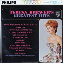 Load image into Gallery viewer, Teresa Brewer : Teresa Brewer's Greatest Hits (LP, Album)