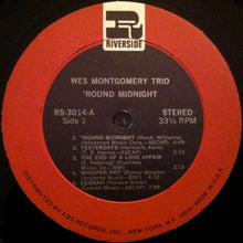 Load image into Gallery viewer, Wes Montgomery Trio* : 'Round Midnight (LP, Album, RE, RM)