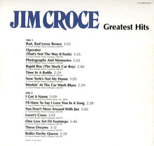 Load image into Gallery viewer, Jim Croce : Greatest Hits (LP, Comp)