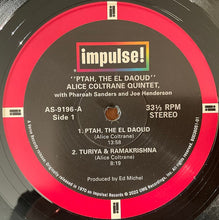 Load image into Gallery viewer, Alice Coltrane Featuring Pharoah Sanders And Joe Henderson : Ptah, The El Daoud (LP, Album, RE, RM, 180)