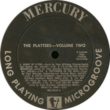 Laden Sie das Bild in den Galerie-Viewer, The Platters : Volume Two (LP, Mono)