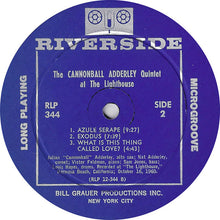 Load image into Gallery viewer, The Cannonball Adderley Quintet : At The Lighthouse (LP, Album, Mono)