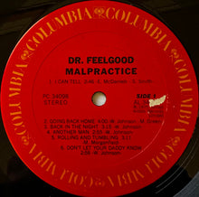 Load image into Gallery viewer, Dr. Feelgood : Malpractice (LP, Album, Ter)