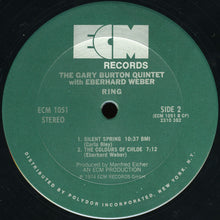 Load image into Gallery viewer, The Gary Burton Quintet* with Eberhard Weber : Ring (LP, Album)
