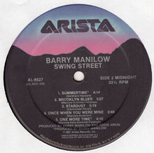 Load image into Gallery viewer, Barry Manilow : Swing Street (LP, Album)