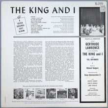 Laden Sie das Bild in den Galerie-Viewer, Rodgers And Hammerstein*, Yul Brynner, Gertrude Lawrence : The King And I (The Original Cast Album) (LP, Album, Mono, RE, Glo)