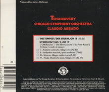 Load image into Gallery viewer, Tchaikovsky*, Chicago Symphony Orchestra, Claudio Abbado : Symphony No. 2 / The Tempest = Der Sturm (CD, Album)