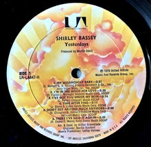 Load image into Gallery viewer, Shirley Bassey : Yesterdays (LP, Album)
