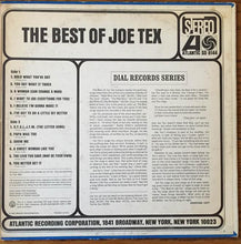 Load image into Gallery viewer, Joe Tex : The Best Of Joe Tex (LP, Comp)