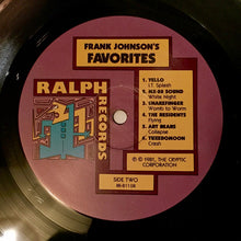 Load image into Gallery viewer, Various : Frank Johnson's Favorites (LP, Comp)