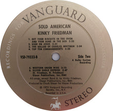 Laden Sie das Bild in den Galerie-Viewer, Kinky Friedman : Sold American (LP, Album)