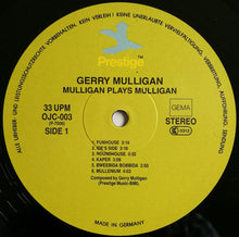 Charger l'image dans la galerie, Gerry Mulligan : Mulligan Plays Mulligan (LP, Comp, RE, RM)