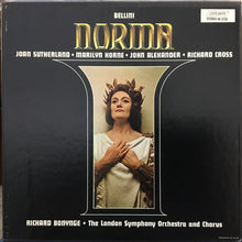 Laden Sie das Bild in den Galerie-Viewer, Joan Sutherland, Marilyn Horne, John Alexander (7), Richard Cross, Richard Bonynge, London Symphony Orchestra - Bellini* : Norma (3xLP)