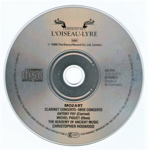 Load image into Gallery viewer, Mozart* / Antony Pay, Michel Piguet, The Academy Of Ancient Music, Christopher Hogwood : Clarinet Concerto / Oboe Concerto (CD, Album, RE, PMD)