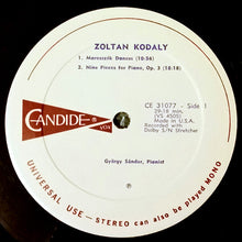 Load image into Gallery viewer, Kodaly* – György Sándor : Works For Piano (Complete) (LP, RE)