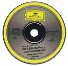 Load image into Gallery viewer, Brahms* - Pinchas Zukerman, Daniel Barenboim : Die 3 Violinsonaten / The Violin Sonatas / Les Sonates Pour Violon (CD)