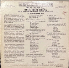 Load image into Gallery viewer, Hilde Gueden* : Music From Vienna (LP, Comp, Mono)