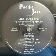 Load image into Gallery viewer, Chet Baker : Sings And Plays With Bud Shank, Russ Freeman And Strings (LP, Album, Mono, RE, 180)