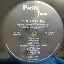 Load image into Gallery viewer, Chet Baker : Sings And Plays With Bud Shank, Russ Freeman And Strings (LP, Album, Mono, RE, 180)