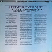 Load image into Gallery viewer, Paul Hindemith & The Philip Jones Brass Ensemble* : Hindemith Concert Music (LP)