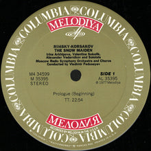 Load image into Gallery viewer, Rimsky-Korsakov* - Irinina Archkipova*, Valentina Sokolik*, Alexander Vedernikov*, Juri Elnikov*, Moscow Radio Symphony Orchestra* And Chous*, Vladimir Fedoseyev : The Snow Maiden (Snegurochka) (4xLP, Album)