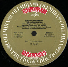 Load image into Gallery viewer, Rimsky-Korsakov* - Irinina Archkipova*, Valentina Sokolik*, Alexander Vedernikov*, Juri Elnikov*, Moscow Radio Symphony Orchestra* And Chous*, Vladimir Fedoseyev : The Snow Maiden (Snegurochka) (4xLP, Album)