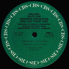 Laden Sie das Bild in den Galerie-Viewer, Claude Bolling - English Chamber Orchestra - Jean-Pierre Rampal : Suite For Chamber Orchestra And Jazz Piano Trio (LP, Album, Pit)
