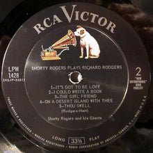 Charger l'image dans la galerie, Shorty Rogers And His Giants : Shorty Rogers Plays Richard Rodgers (LP, Album, Mono, Ind)