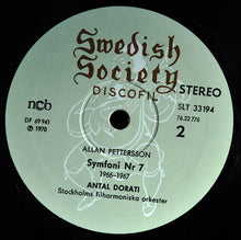 Load image into Gallery viewer, Allan Pettersson / Stockholms Filharmoniska Orkester / Antal Dorati : Symfoni Nr 7 (LP, Album, RP)