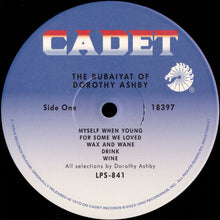 Load image into Gallery viewer, Dorothy Ashby : The Rubaiyat Of Dorothy Ashby (LP, Album, RE, 180)