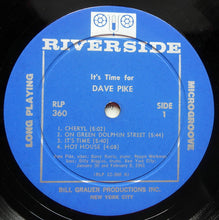 Load image into Gallery viewer, Dave Pike : It's Time For Dave Pike (LP, Album, Mono, DG )