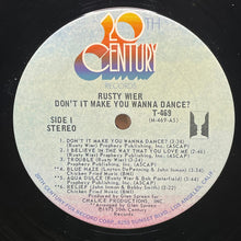 Laden Sie das Bild in den Galerie-Viewer, Rusty Wier : Don't It Make You Wanna Dance? (LP, Album, San)