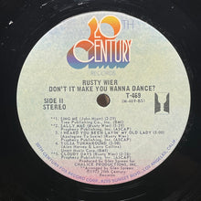 Laden Sie das Bild in den Galerie-Viewer, Rusty Wier : Don't It Make You Wanna Dance? (LP, Album, San)