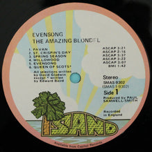Load image into Gallery viewer, The Amazing Blondel* : Evensong (LP, Album, Gat)