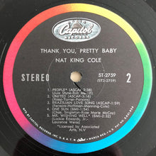 Laden Sie das Bild in den Galerie-Viewer, Nat King Cole : Thank You, Pretty Baby (LP, Album, Los)