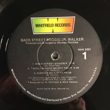 Load image into Gallery viewer, Jr. Walker* : Back Street Boogie (LP, Album)