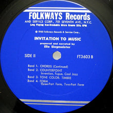 Load image into Gallery viewer, Elie Siegmeister : Invitation To Music (LP)
