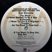 Laden Sie das Bild in den Galerie-Viewer, Cat Stevens : Footsteps In The Dark - Greatest Hits Volume Two (LP, Comp, Mon)