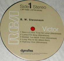 Laden Sie das Bild in den Galerie-Viewer, B.W. Stevenson : B.W. Stevenson (LP, Album, Ind)