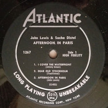 Laden Sie das Bild in den Galerie-Viewer, John Lewis (2) & Sacha Distel : Afternoon In Paris (LP, Album, Mono, DG)