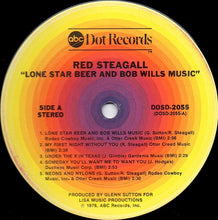 Load image into Gallery viewer, Red Steagall : Lone Star Beer And Bob Wills Music (LP, Album)